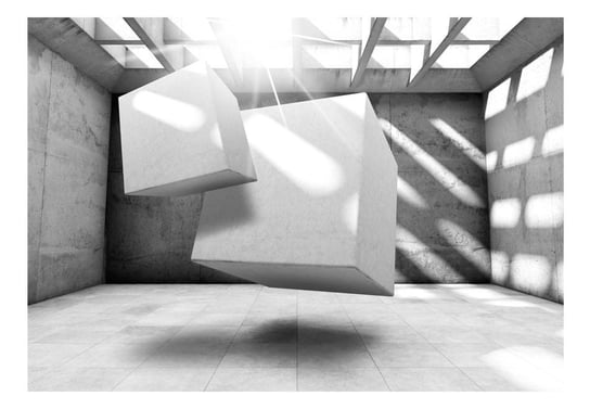 Fototapeta, Taniec kwadratów, 250x175 cm DecoNest