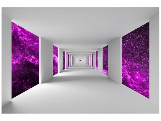 Fototapeta, Tunel z fioletowym niebem, 1 element, 200x135 cm Oobrazy