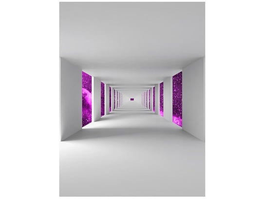 Fototapeta, Tunel z fioletowym niebem, 2 elementy, 150x200 cm Oobrazy