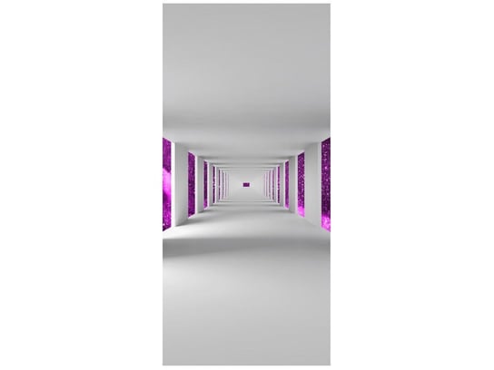 Fototapeta Tunel z fioletowym niebem, 95x205 cm Oobrazy