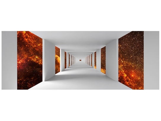 Fototapeta Tunel z rudym niebem, 2 elementy, 268x100 cm Oobrazy