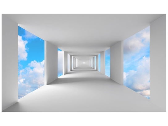 Fototapeta, Tunel z widokiem na niebo, 9 elementów, 402x240 cm Oobrazy