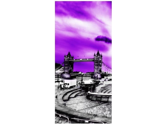 Fototapeta Violett London, 95x205 cm Oobrazy