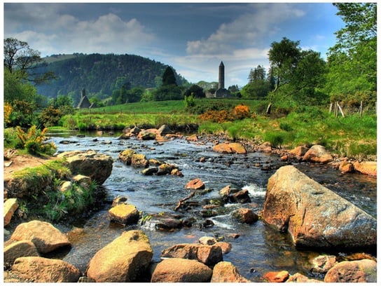 Fototapeta W Dolinie Glendalough, 2 elementy, 200x150 cm Oobrazy