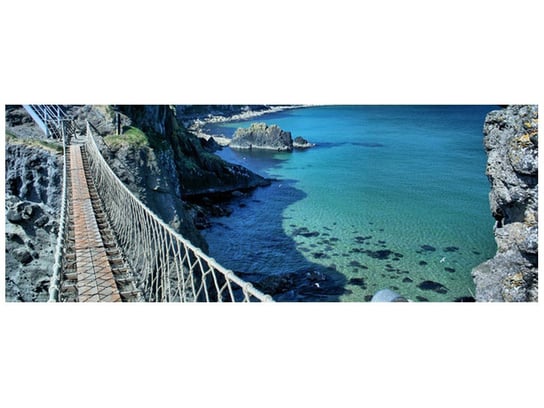 Fototapeta Widok z mostu Carrick-a-rede, 2 elementy, 268x100 cm Oobrazy