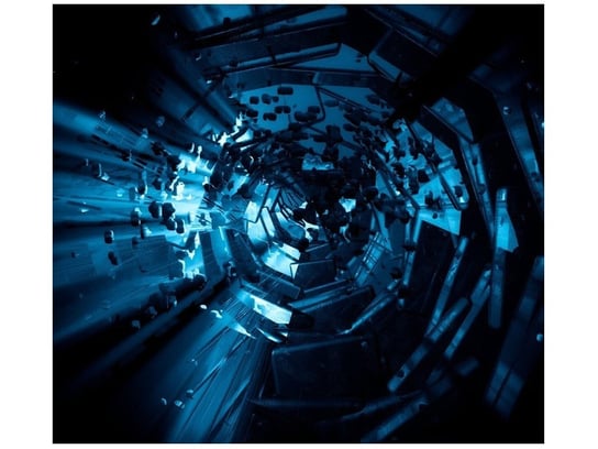 Fototapeta, Wirujący tunel 3D, 6 elementów, 268x240 cm Oobrazy