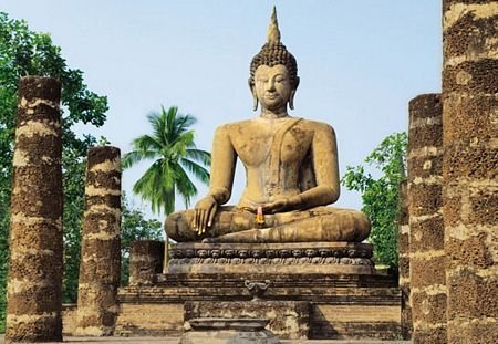 Fototapeta Wizard Sukhothai, Wat Sra Si Temple 366x254 cm Wizard