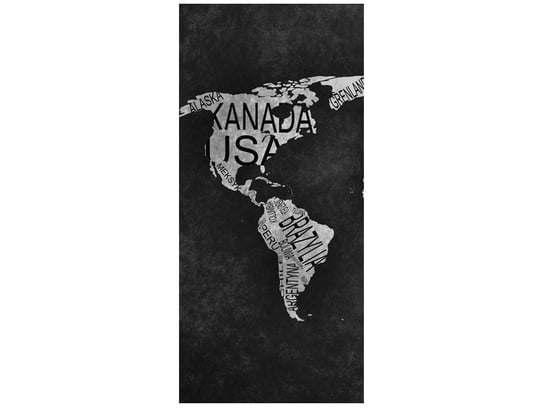 Fototapeta, World Map, 1 elementów, 95x205 cm Oobrazy