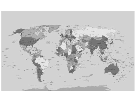 Fototapeta, World map, 8 elementów, 412x248 cm Oobrazy