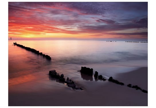 Fototapeta, Wschód słońca nad Bałtykiem, 200X154 DecoNest