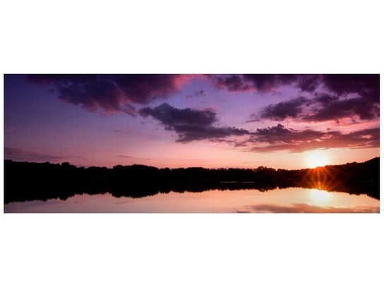 Fototapeta, Zachód słońca, 2 elementów, 268x100 cm Oobrazy