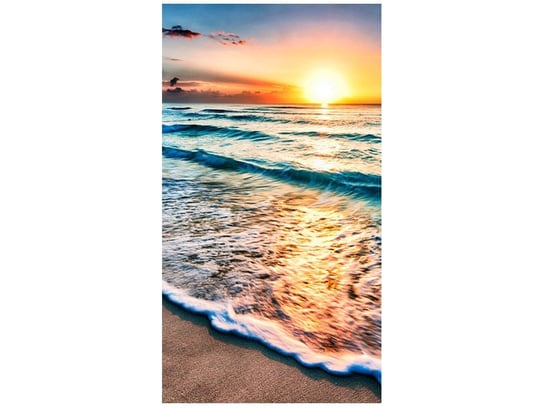 Fototapeta, Zachód słońca w Cancun, 2 elementów, 110x200 cm Oobrazy