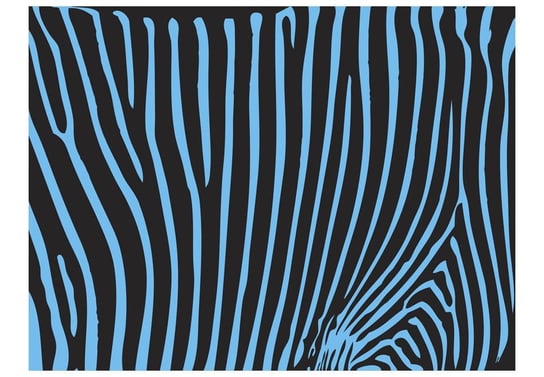 Fototapeta, Zebra pattern (turkus), 250X193 DecoNest