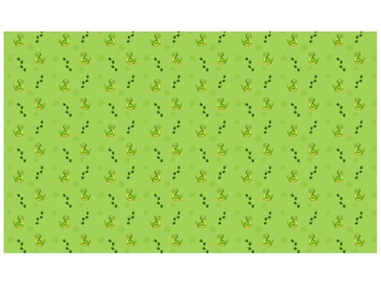 Fototapeta, Zielony dino, 9 elementów, 402x240 cm Oobrazy