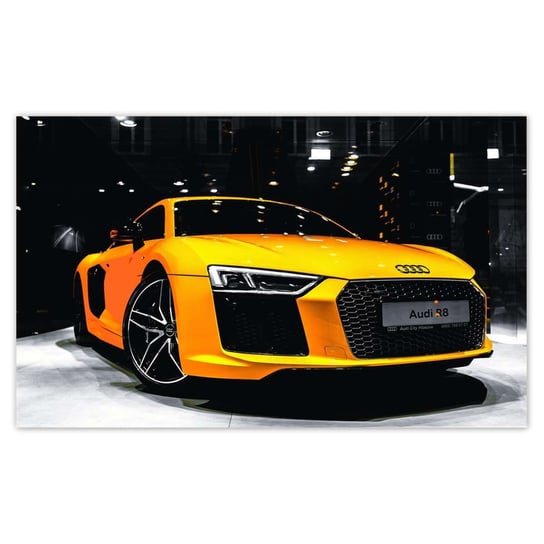 Fototapeta Żółte Audi R8, 416x254cm ZeSmakiem