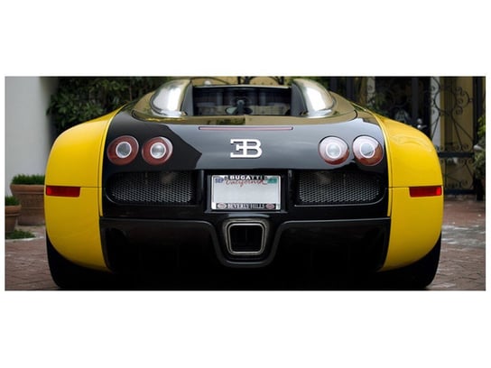 Fototapeta, Żółte Bugatti Veyron - Axion23, 12 elementów, 536x240 cm Oobrazy