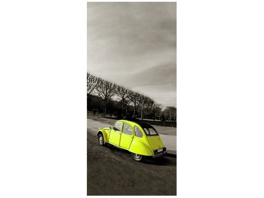 Fototapeta, Żółty Citroen, 1 elementów, 95x205 cm Oobrazy