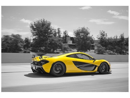 Fototapeta, Żółty McLaren P1 - Axion23, 1 element, 200x135 cm Oobrazy