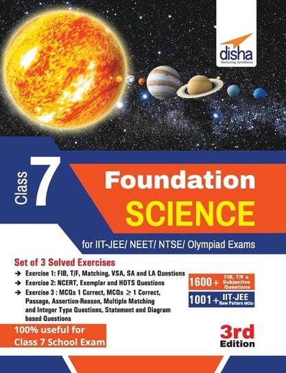 Foundation Science for IIT-JEE/ NEET/ NTSE/ Olympiad Class 7 - 3rd Edition Disha Experts