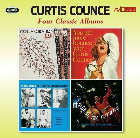 Four Classic Albums- Collaboration West/ You Get More Bounce With Curtis Counce/ Exploring The Future/ Carl's Blues Counce Curtis