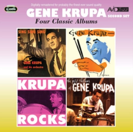 Four Classic Albums: Gene Krupa. Set 2 Krupa Gene, Gene Krupa and His Orchestra, Gene Krupa Quartet