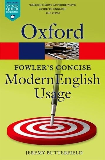 Fowler's Concise Dictionary of Modern English Usage Oxford University Press