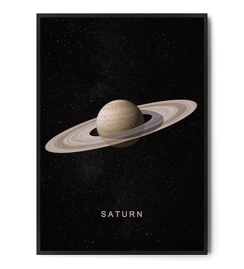 Fox Art Studio, Plakat Saturn, wymiary 50x70 cm FOX ART STUDIO