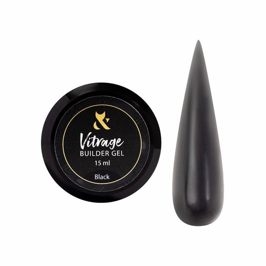 FOX Vitrage Builder Gel Black 15 ml Inny producent