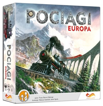 FoxGames, gra planszowa Pociągi Europa FoxGames