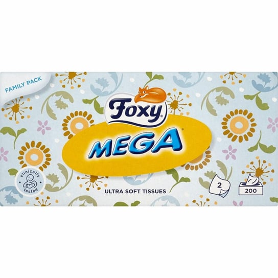 Foxy Mega Ultra miękkie chusteczki higieniczne 200 Foxy