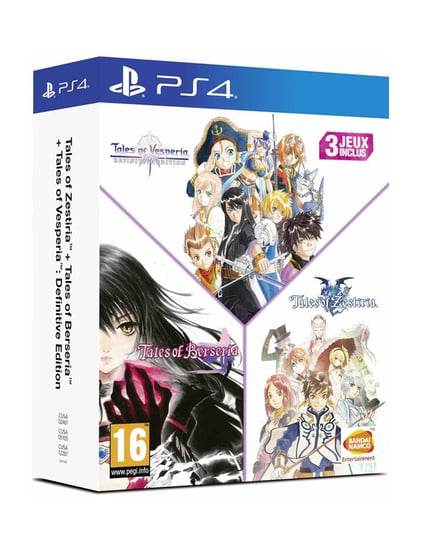 Fr / Tales Vesperia + Berseria + Zestiria, PS4 Bandai Namco Entertainment