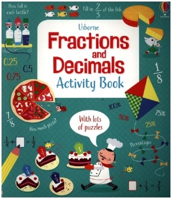 Fractions and Decimals Activity Book Usborne Publishing