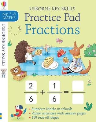 Fractions Practice Pad 7-8 Bathie Holly