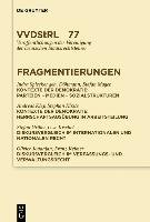 Fragmentierungen Gruyter Walter Gmbh, Gruyter