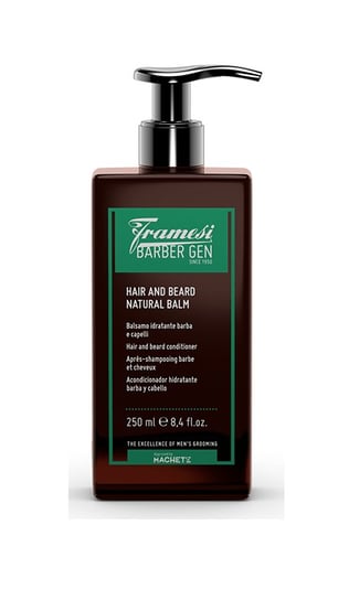 Framesi Barber Gen Hair and Beard Natural Balm Balsam do włosów i brody 250ml Framesi