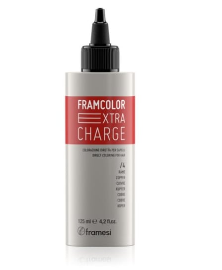 Framesi Framcolor Extra Charge koloryzująca odżywka w kremie COPPER /4 Rame 125ml Framesi