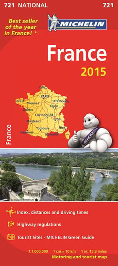 France 2015. Mapa 1:1 000 000 Opracowanie zbiorowe