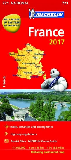 France 2017. Motoring and tourist map Opracowanie zbiorowe