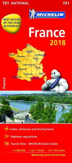 Francja. Mapa samochodowa 1:1000 000 Opracowanie zbiorowe