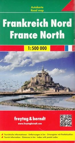 Francja Północna. Mapa 1:500 000 Opracowanie zbiorowe