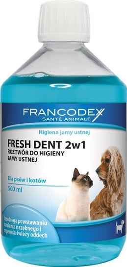 Francodex PL Fresh dent - płyn do higieny jamy ustnej dla psów i kotów 500 ml Francodex
