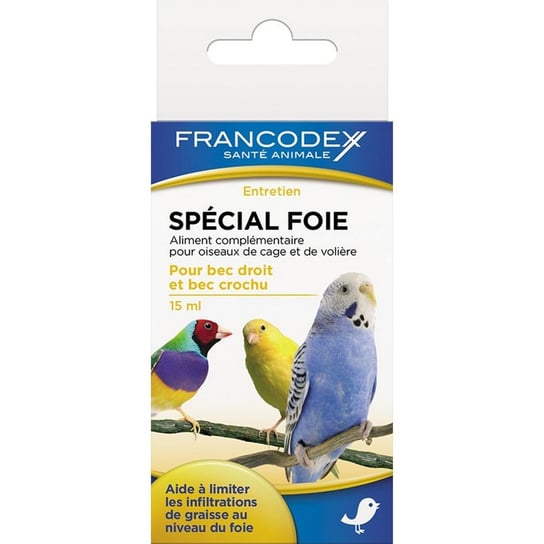 FRANCODEX Preparat chroniący wątrobę dla ptaków 15ml Francodex