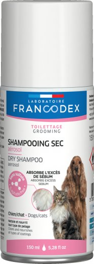 FRANCODEX Szampon suchy dla psów i kotów 150ml Francodex