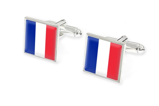 Francuska Flaga - Spinki Do Rękawów Jubileo