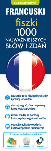 Francuski - Fiszki. 1000 najważniejszych słów i zdań + CD Opracowanie zbiorowe