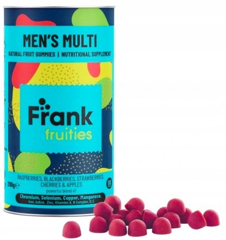 Frank Fruities Zdrowie mężczyzny witaminy, 80 szt. Inna marka