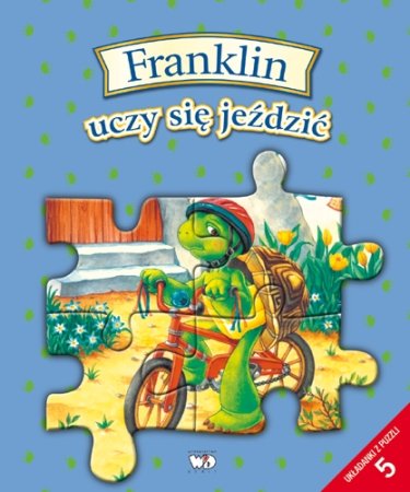 Franklin uczy się jeździć - układanki z puzzli Opracowanie zbiorowe