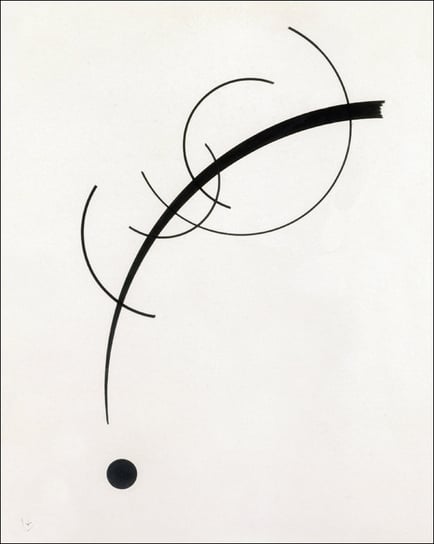 Free Curve to the Point, Wassily Kandinsky - plakat 40x50 cm Galeria Plakatu