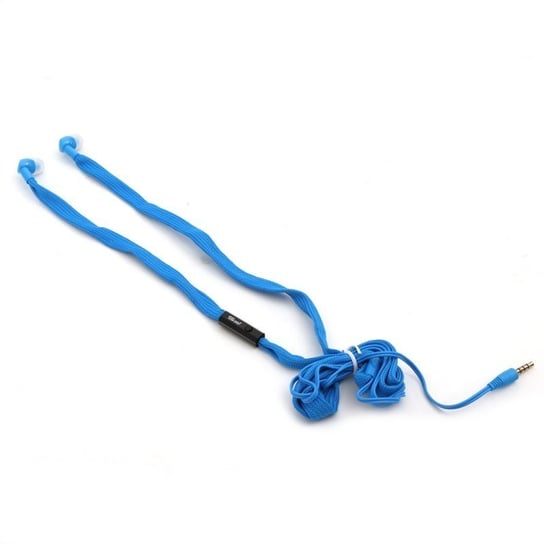 FREESTYLE SHOELACE EARPHONES + MIC FH2112 BLUE [42777] Freestyle