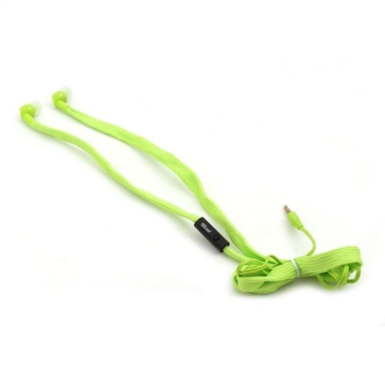 FREESTYLE SHOELACE EARPHONES + MIC FH2112 GREEN [42778] Freestyle